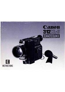 Canon 312 XL-S manual